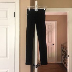 Paige Black Denim Skinny Jeans